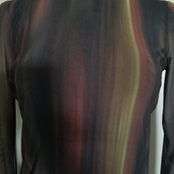 Rachel Zoe Sheer Top with Black Undershirt attached - Picture 4 of 9